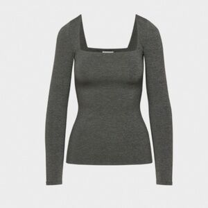 Aritzia Babaton Contour Sculpt Squareneck Longsleeve top